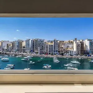 Exquisite 2-bedroom Seafront In Spinola Bay Saint Julian's